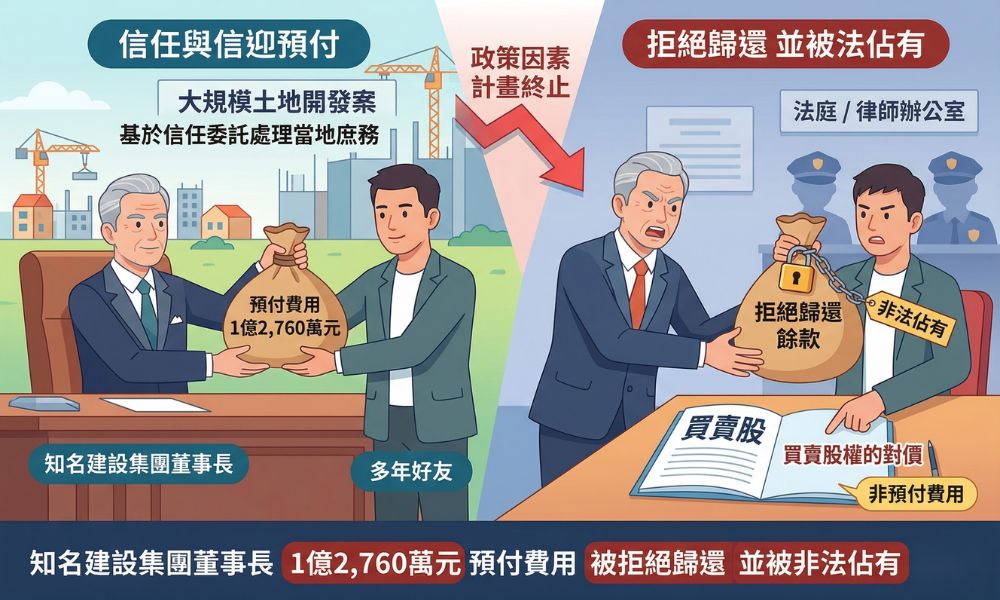 消失的8000萬投資款｜跨國委任與債務糾紛