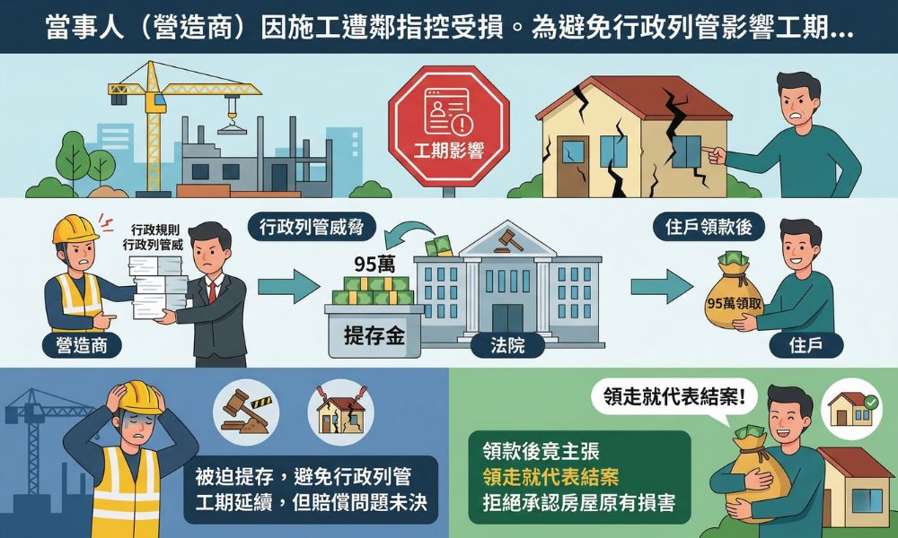 損鄰賠償的責任界限｜⼯程糾紛與不當得利